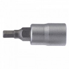 Головка с битой вставкой H3, квадрат 1/4", CrV, / STELS 13810