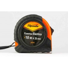 Рулетка Elastica, 10 м х 25 мм, обрезиненный корпус/ SPARTA 31314