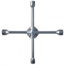 Ключ-крест баллонный, 17 х 19 х 21 мм, квадрат 1/2, усиленный, толщ. 16 мм