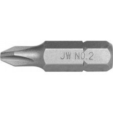 Бита ударная 5/16''DR крест, PH#2, 32 мм, S2 материал JW-D232P2F
