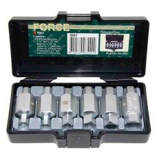 Набор ключей для откручивания масляных пробок 6 пр. в кейсе FORCE F5061
